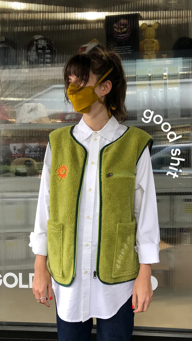 Fleece Of Reams Vest - olive