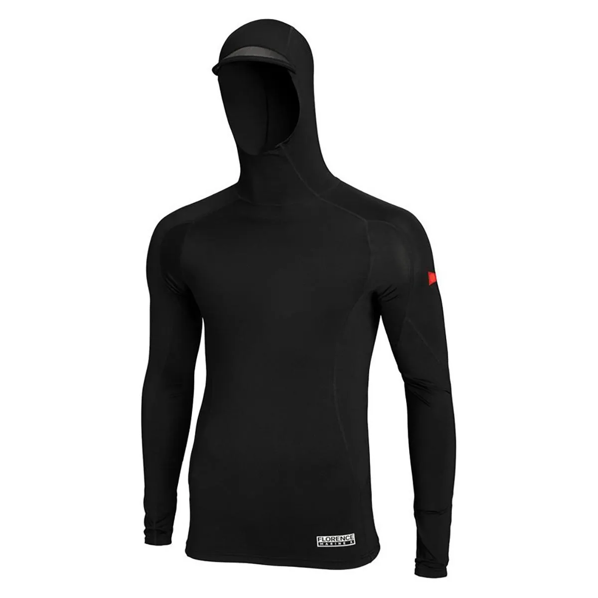 Florence Marine X Hooded Long Sleeve Rash Vest - Black