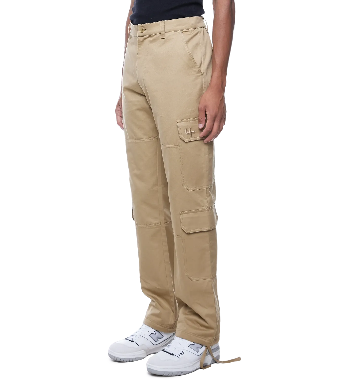 FOUR    Four Cargo Pants Vintage Khaki