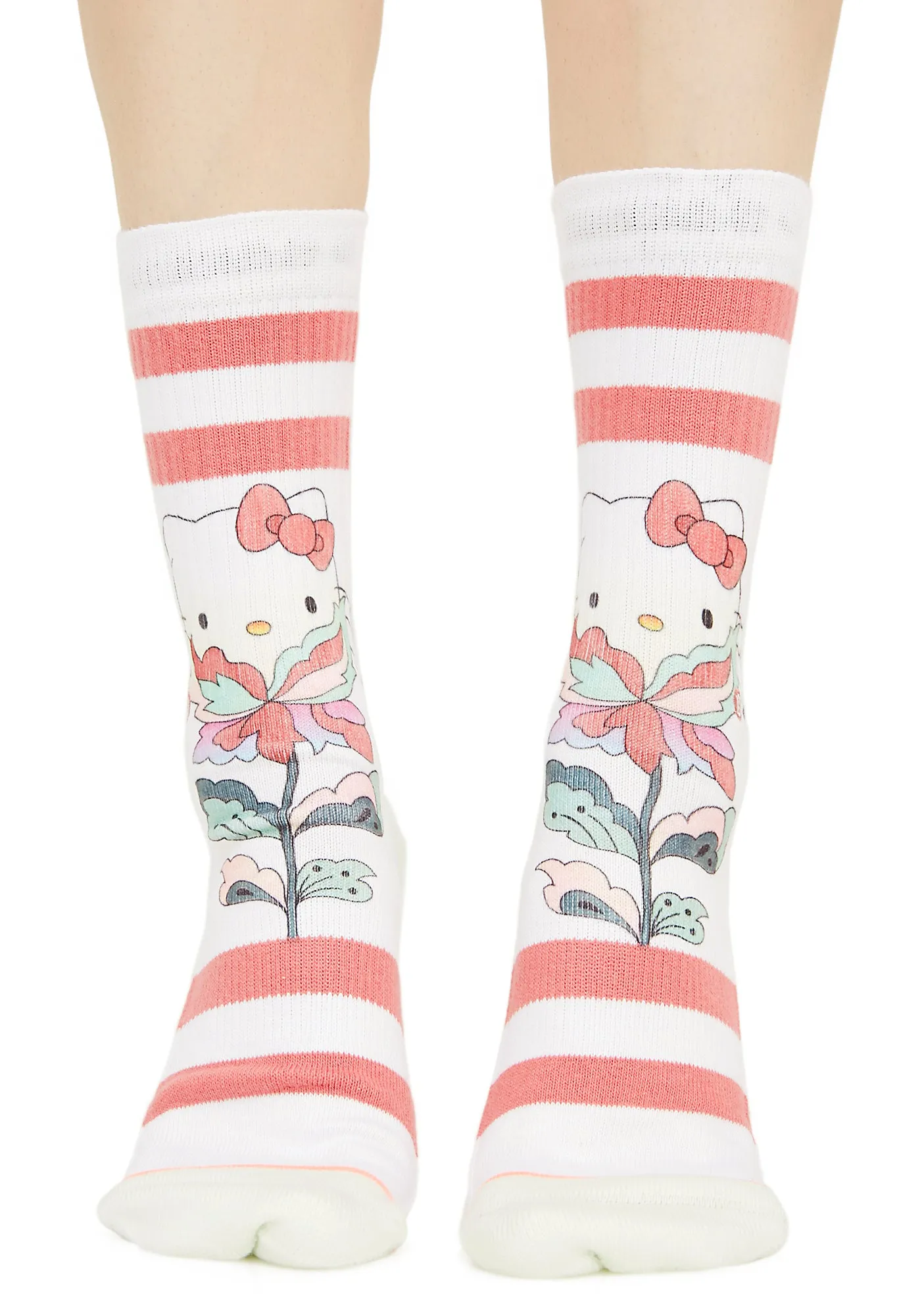 Full Bloom Hello Kitty Crew Socks-