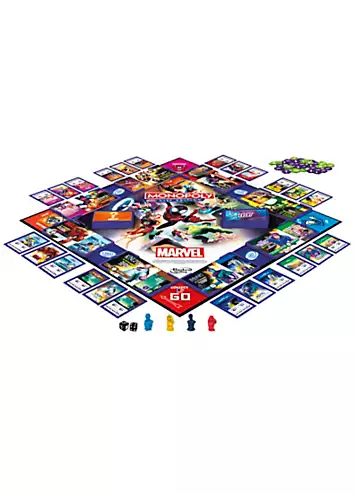 Hasbro Monopoly Flip Edition Marvel | Grattan