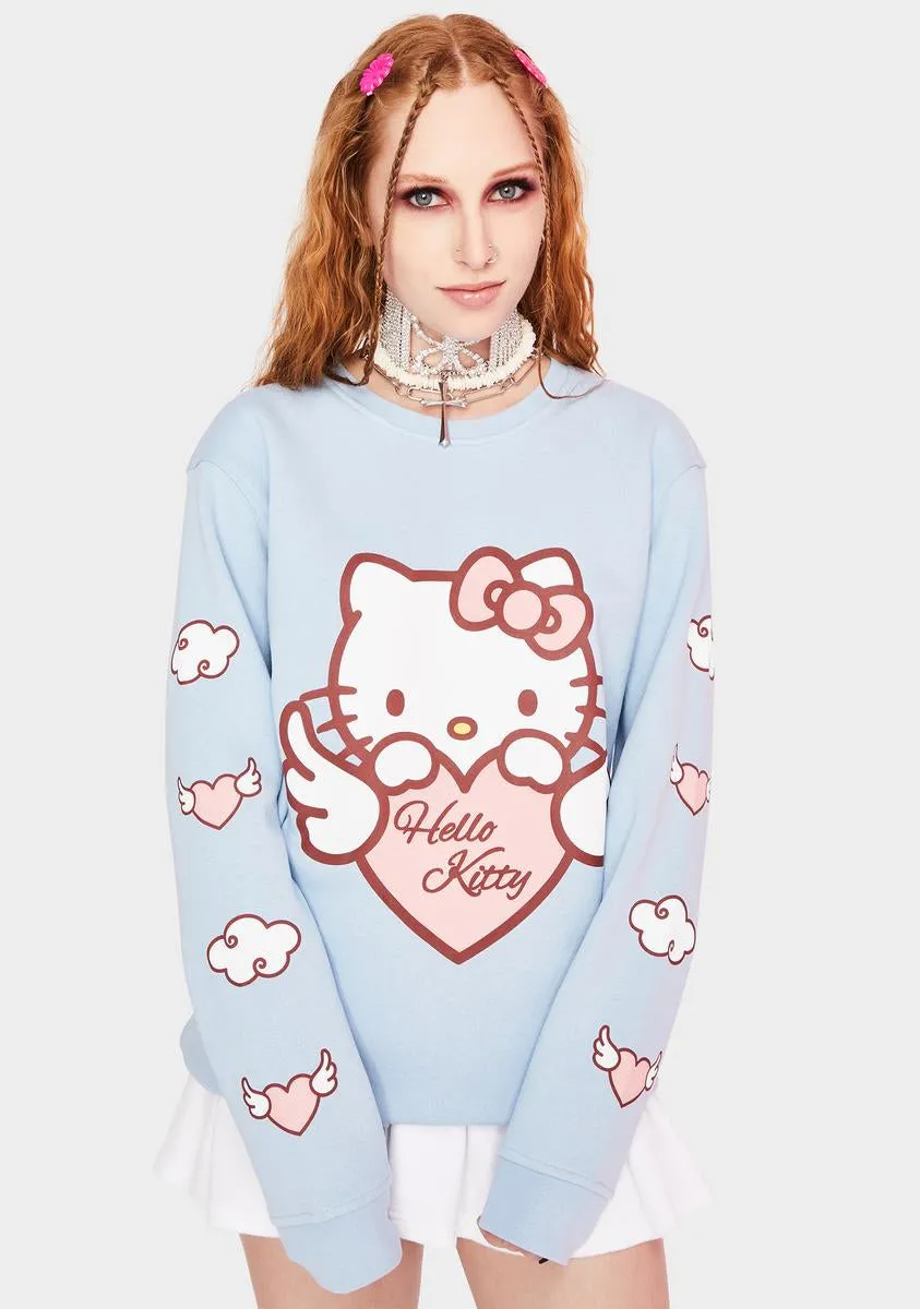 Hello Kitty Angel Heart Sweatshirt-