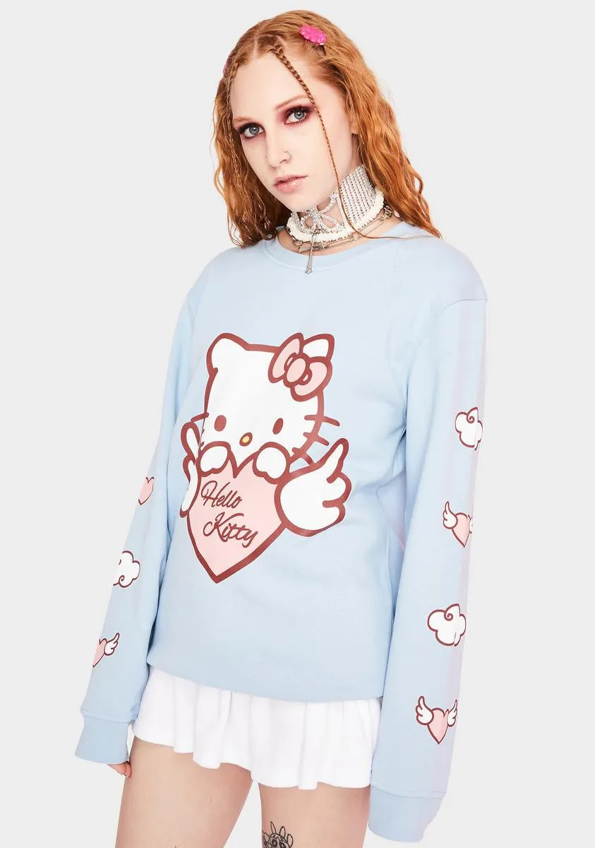 Hello Kitty Angel Heart Sweatshirt-