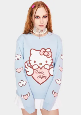 Hello Kitty Angel Heart Sweatshirt-