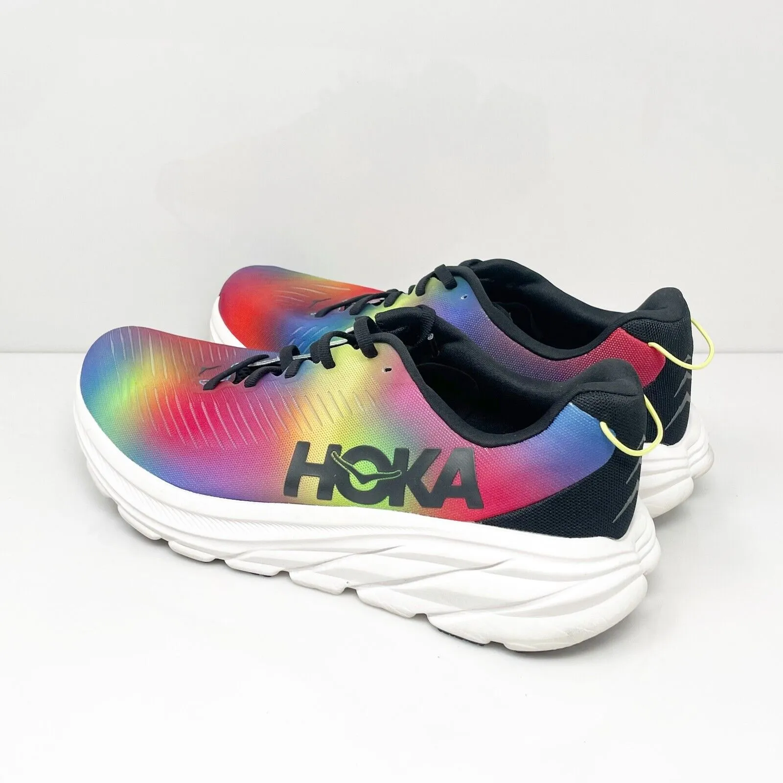 Hoka One One Womens Rincon 3 1119396 Multicolor Running Shoes Sneakers Sz 10.5 B