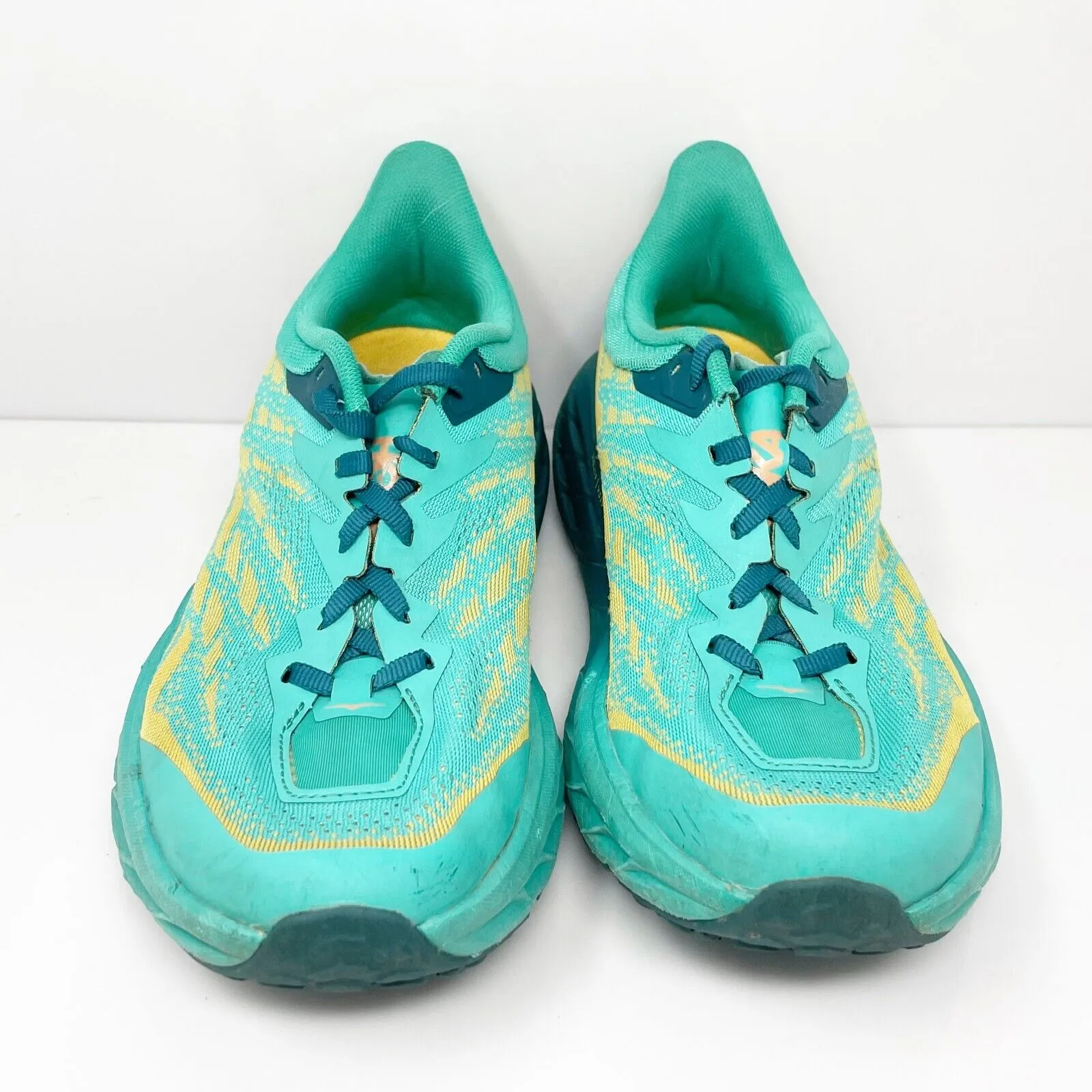 Hoka One One Womens Speedgoat 5 1123158 DTWGR Blue Running Shoes Sneakers Sz 8 B