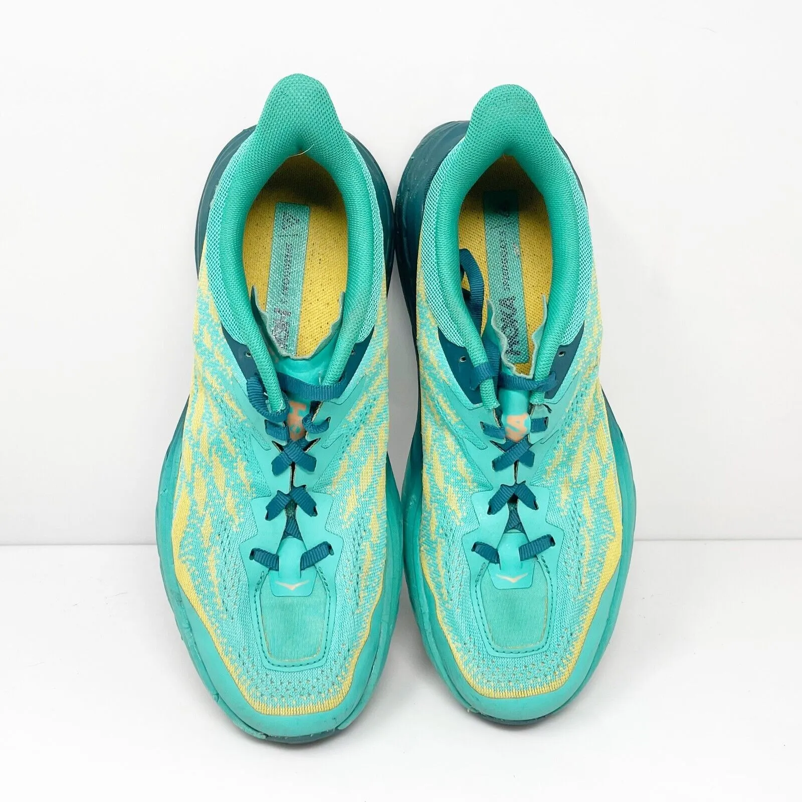 Hoka One One Womens Speedgoat 5 1123158 DTWGR Blue Running Shoes Sneakers Sz 8 B