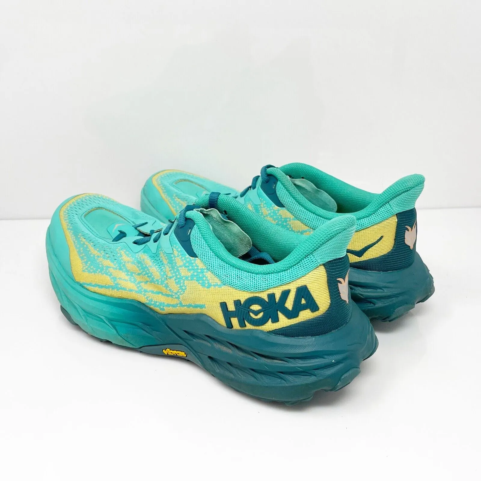 Hoka One One Womens Speedgoat 5 1123158 DTWGR Blue Running Shoes Sneakers Sz 8 B