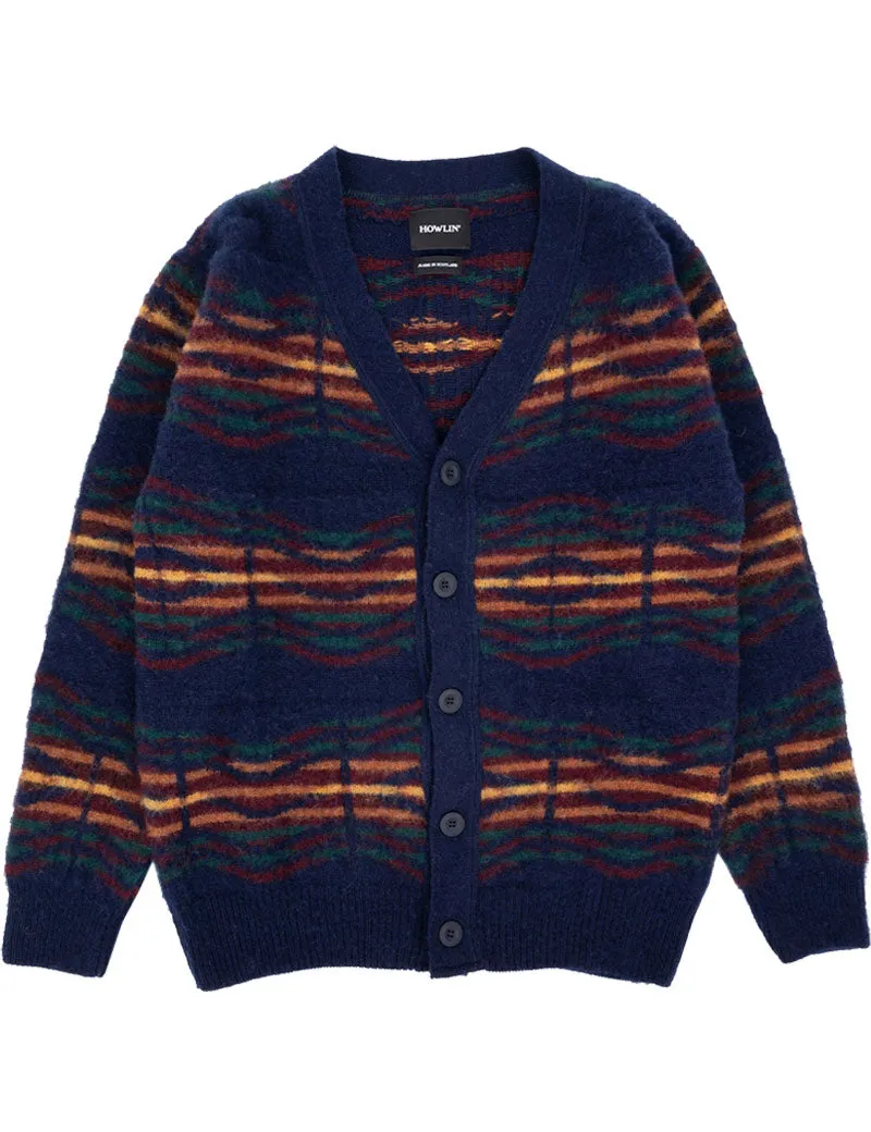 Howlin' Out Of This World Cardigan Navy