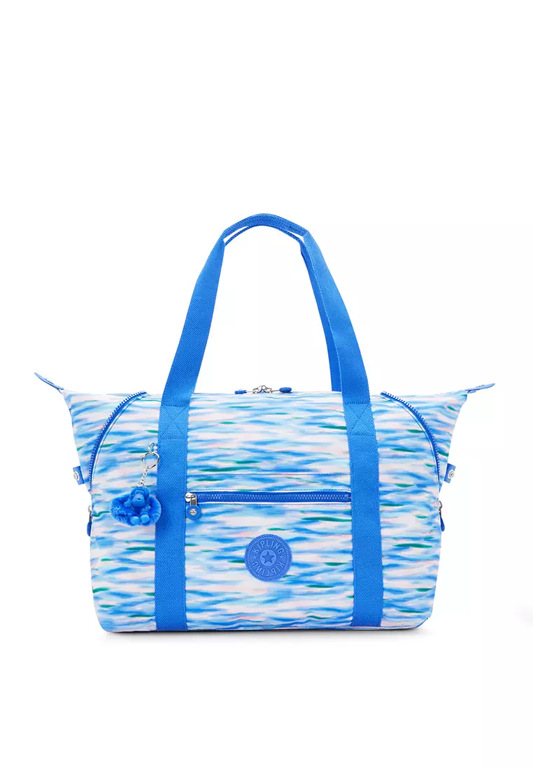 Kipling Kipling ART M Diluted Blue Tote Bag