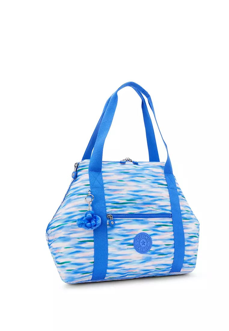 Kipling Kipling ART M Diluted Blue Tote Bag