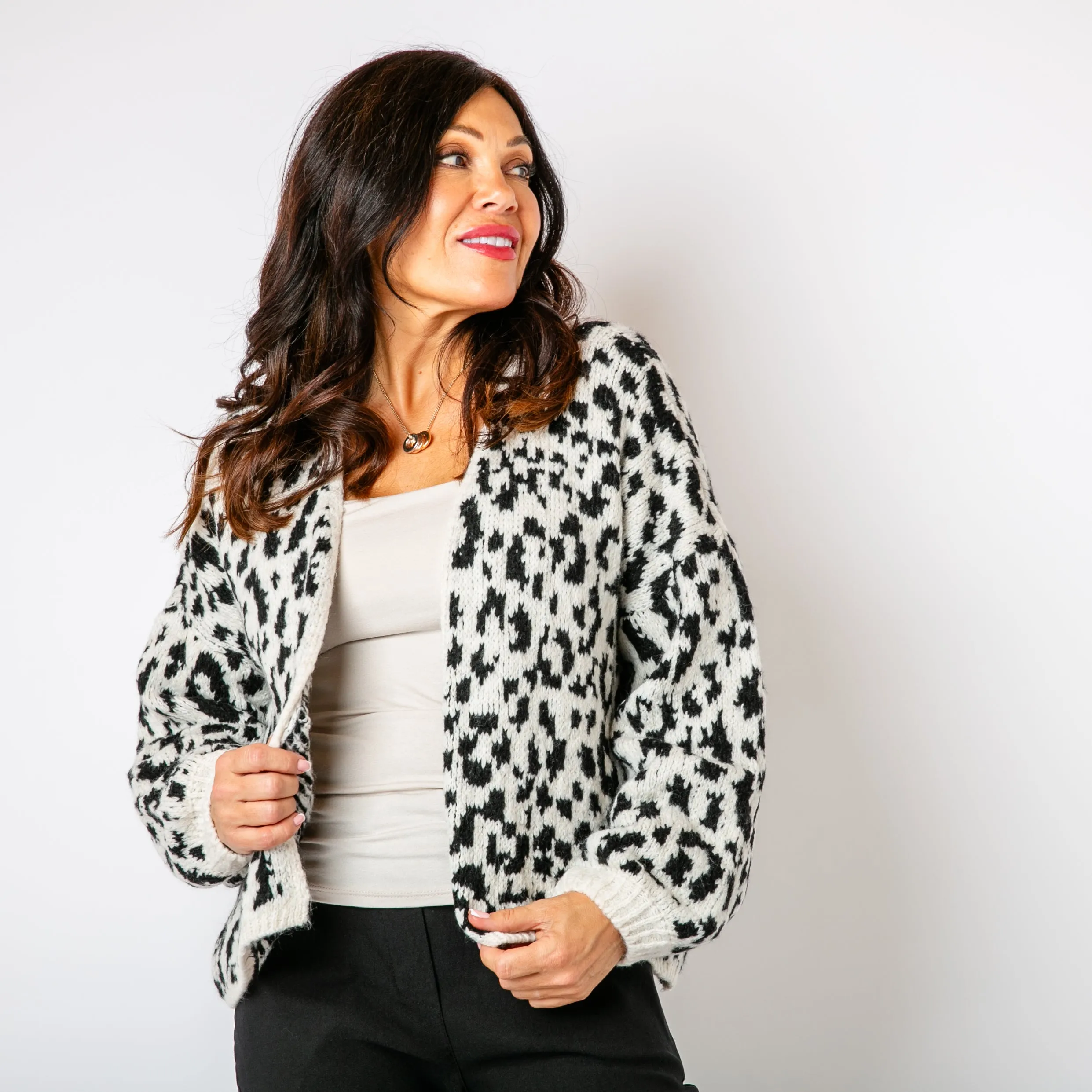 Leopard Print Cardigan