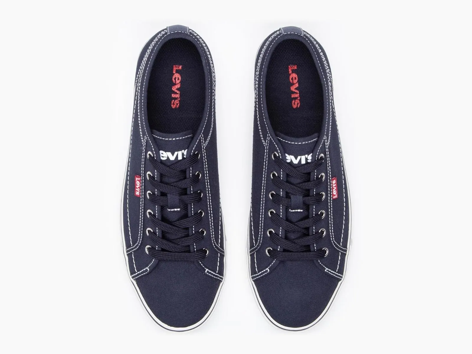 Levi's® Hernan Canvas Trainers Navy Blue