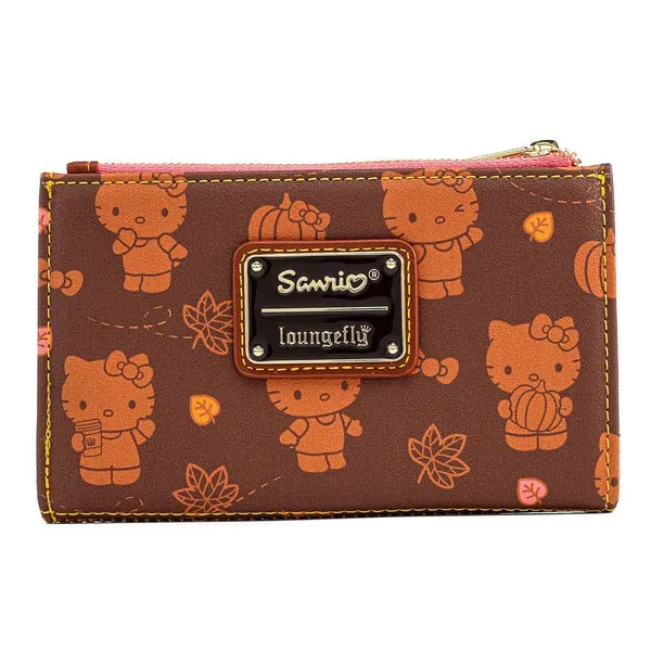 Loungefly x Hello Kitty Pumpkin Spice Print Flap Purse