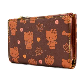 Loungefly x Hello Kitty Pumpkin Spice Print Flap Purse