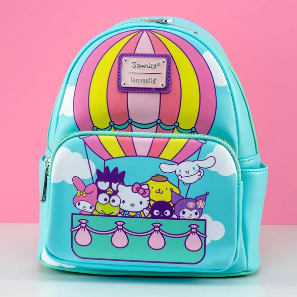 Loungefly x Sanrio Hello Kitty and Friends Hot Air Balloon Mini Backpack