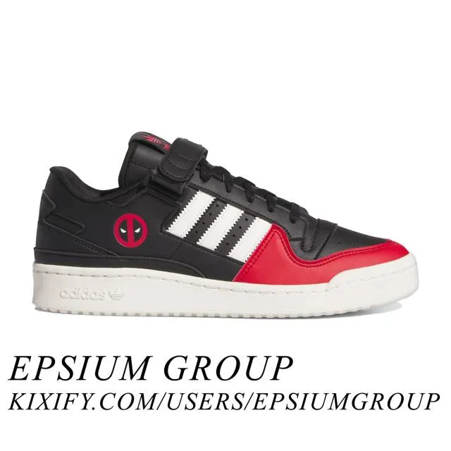 Marvel x Adidas Forum 84 Low (Deadpool/ Core Black/ Off ...