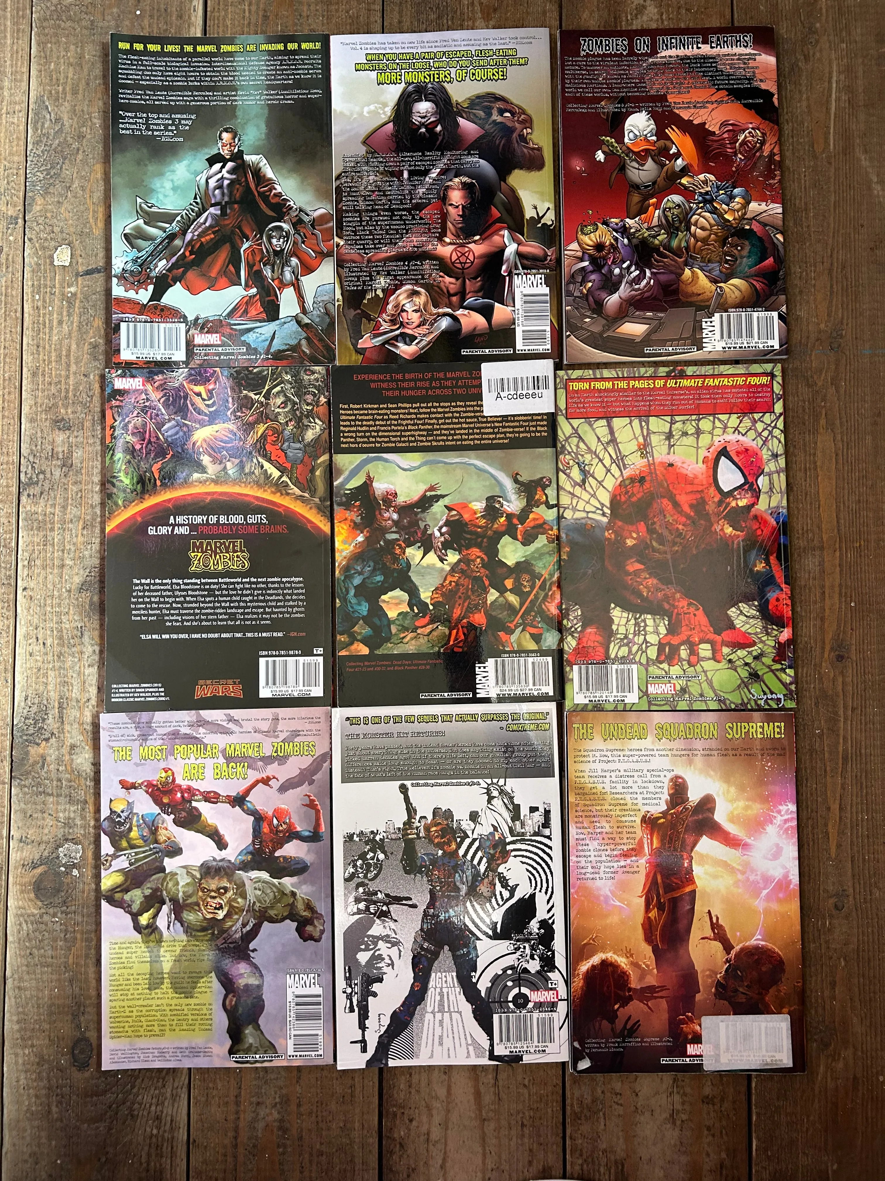 Marvel zombies set