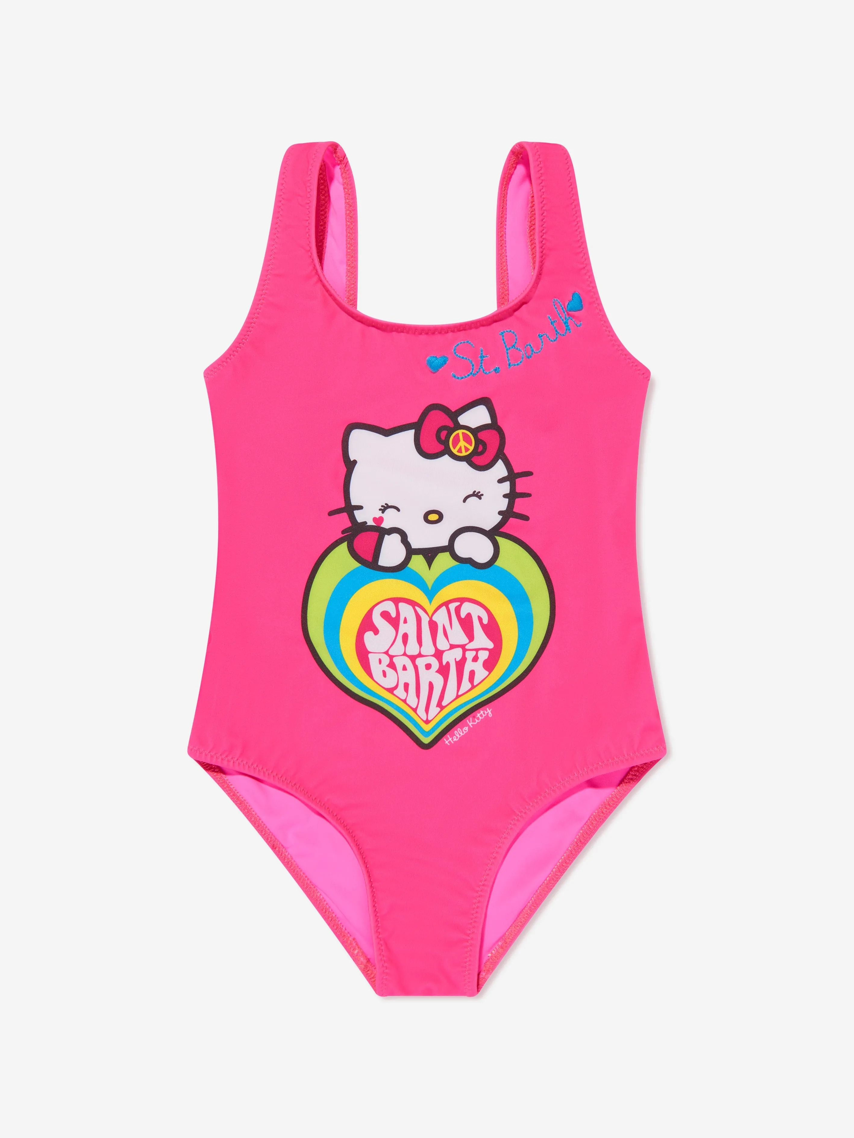 MC2 Saint Barth Girls Hello Kitty Swimsuit in Pink