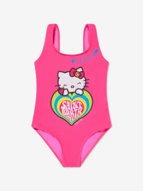 MC2 Saint Barth Girls Hello Kitty Swimsuit in Pink