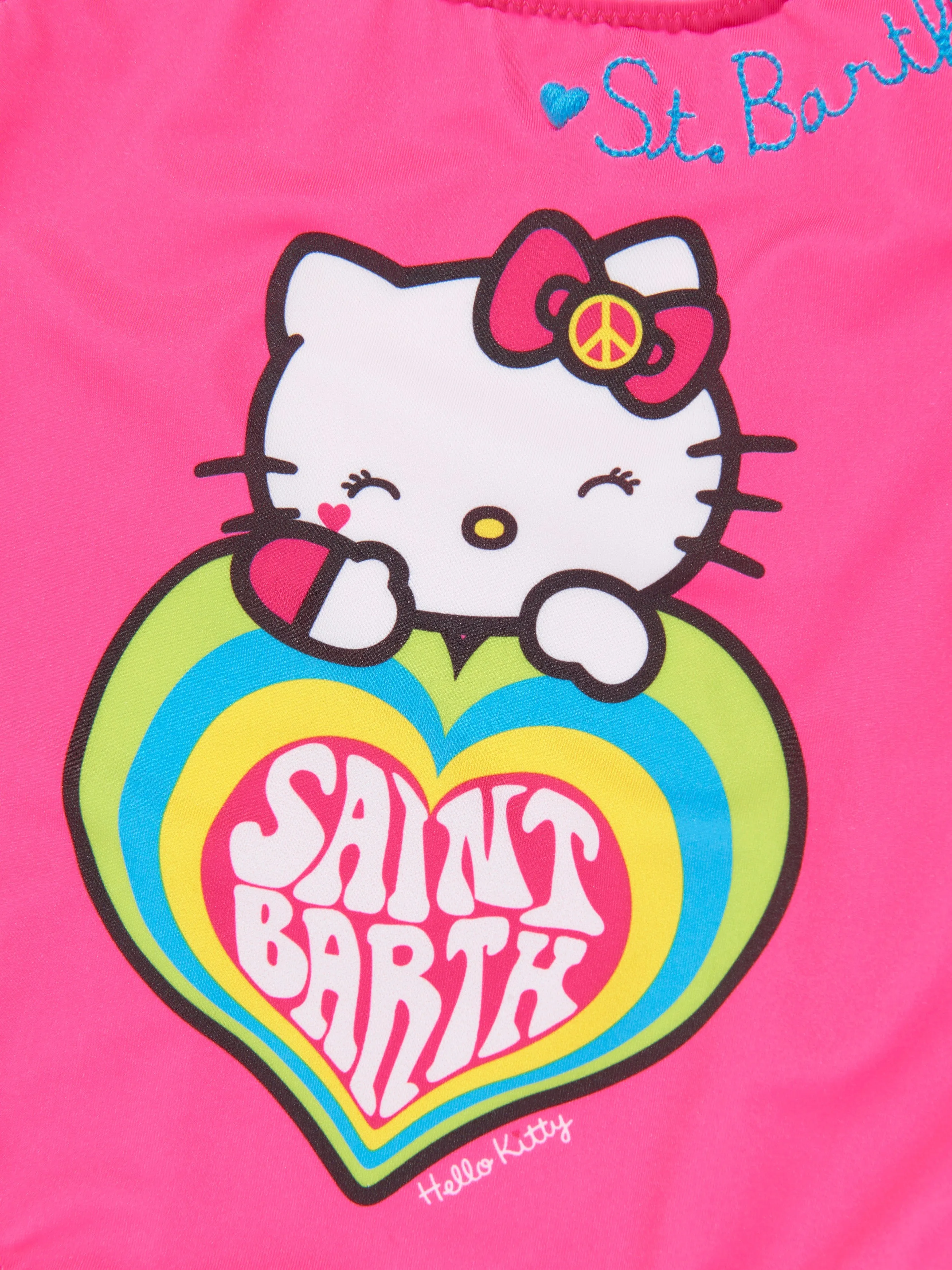 MC2 Saint Barth Girls Hello Kitty Swimsuit in Pink