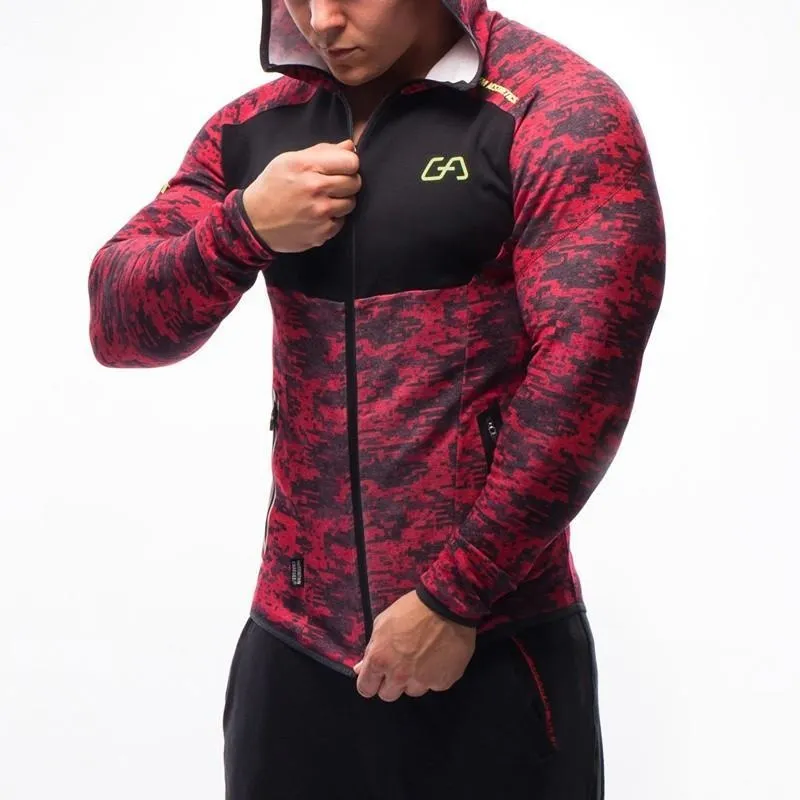 Men's Crossfit Camouflage Workout Hoodie