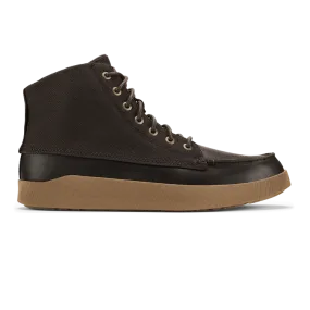 Men's Olukai Molina Boots Color: Dark Wood