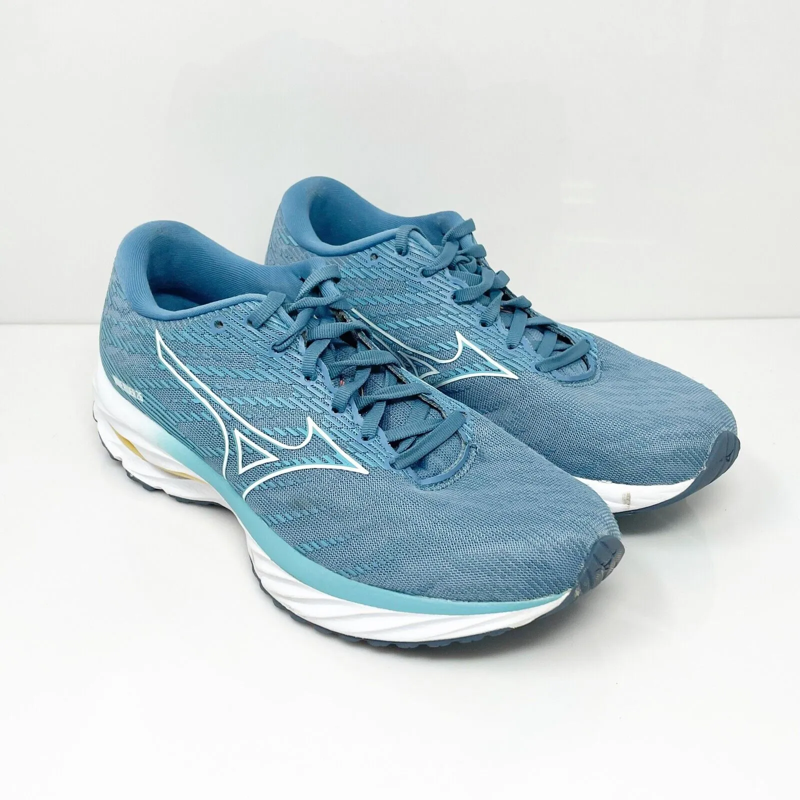 Mizuno Womens Wave Rider 26 411377 5N00 Blue Running Shoes Sneakers Size 8