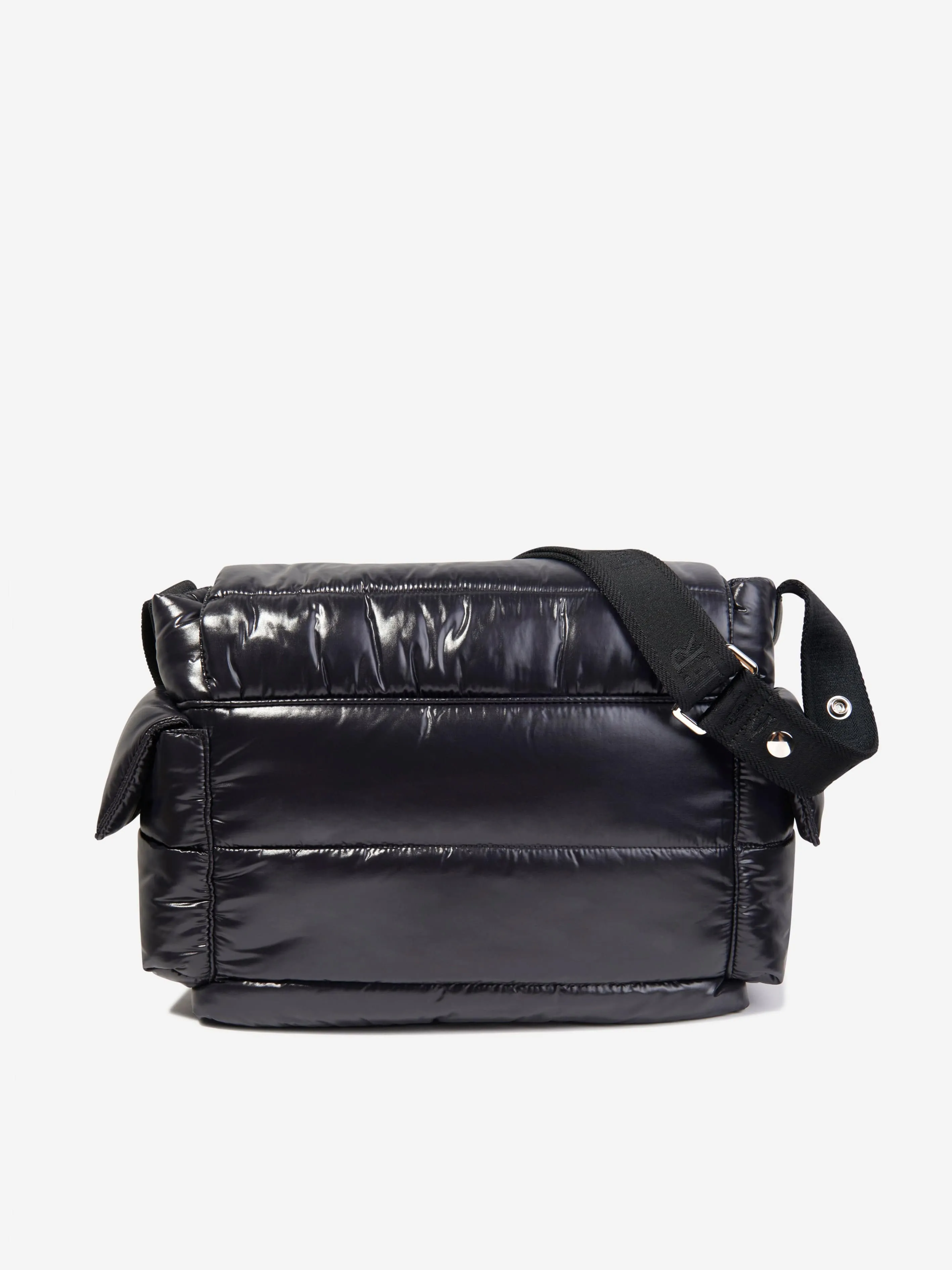 Moncler Enfant Baby Quilted Tote Changing Bag in Black