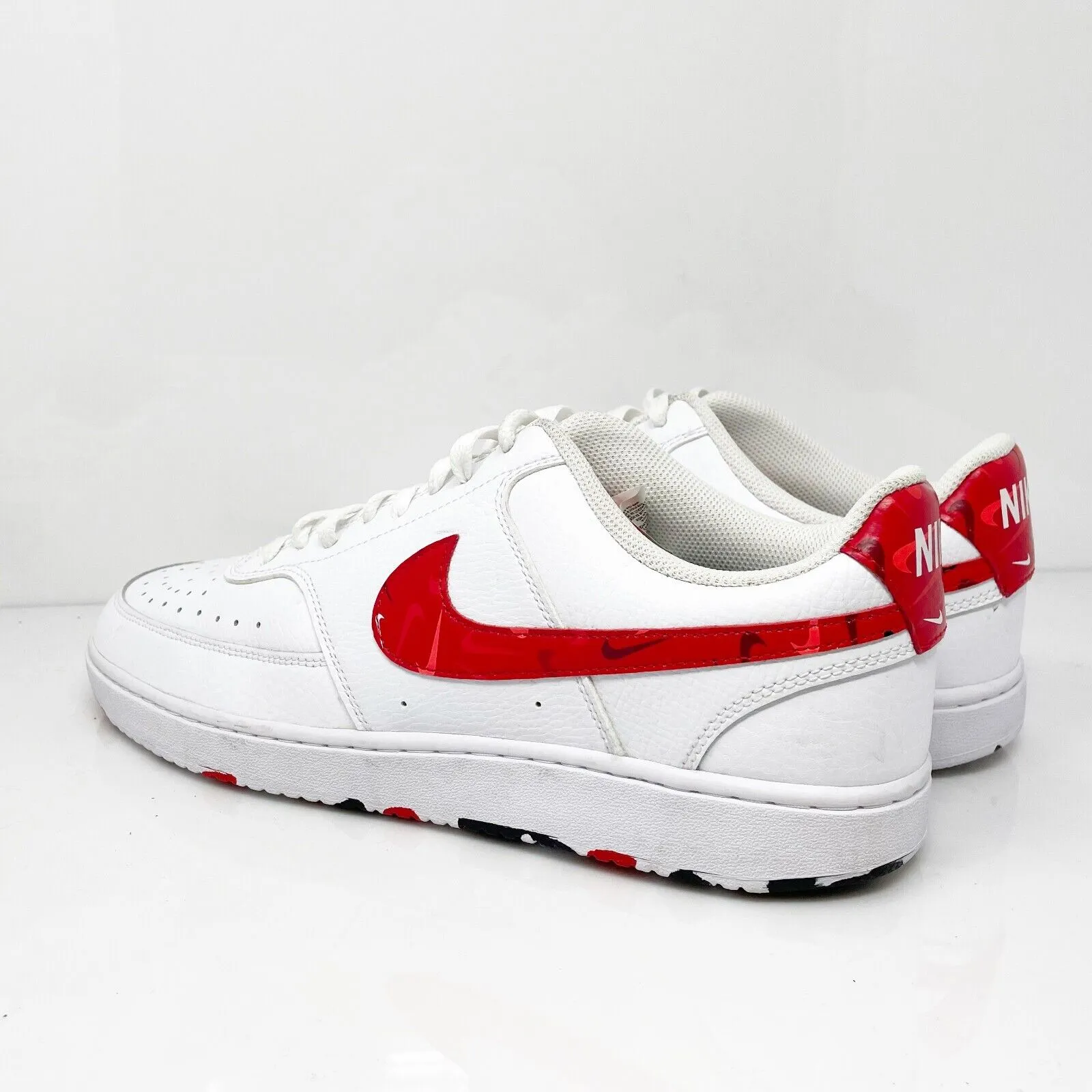 Nike Mens Court Vision Low DM7588-100 White Casual Shoes Sneakers Size 13