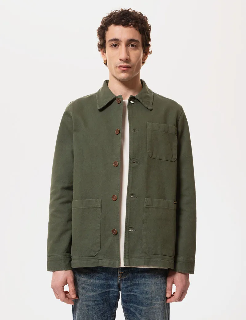 Nudie Jeans Co Barney Worker Jacket Olive