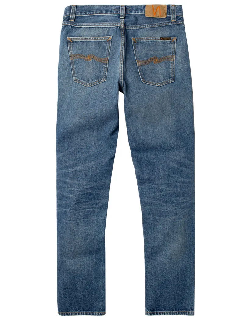 Nudie Jeans Co Gritty Jackson Blue Traces