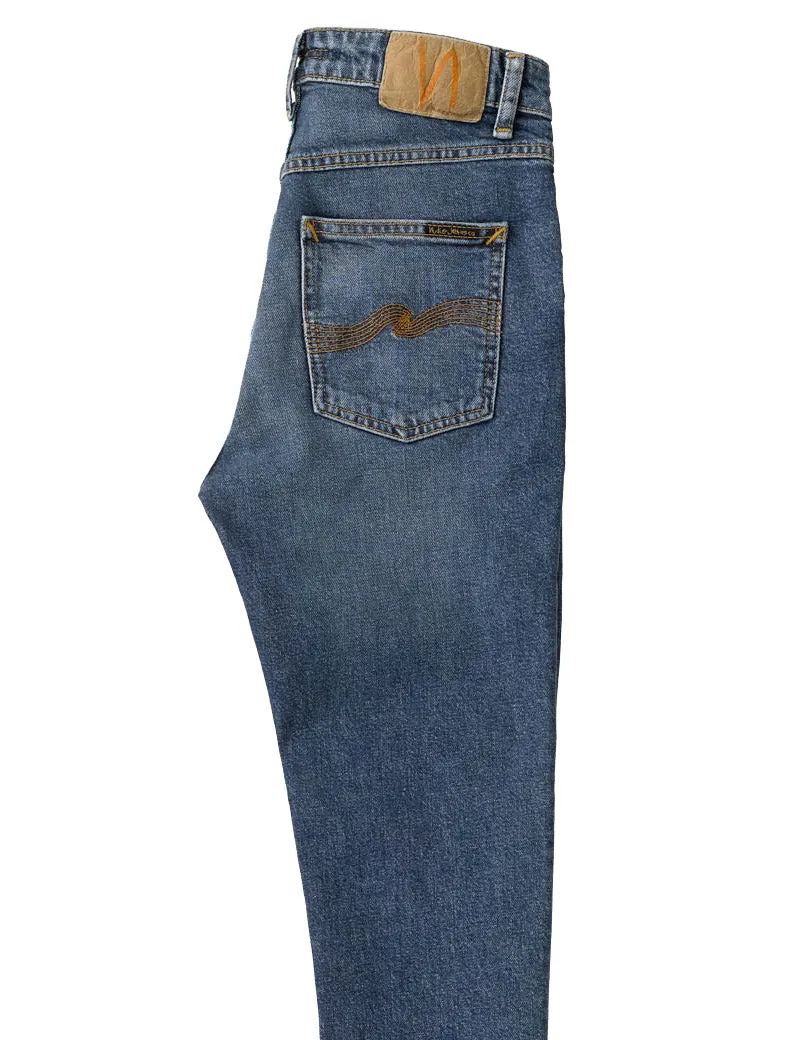 Nudie Jeans Co Mellow Mae Blue Mud