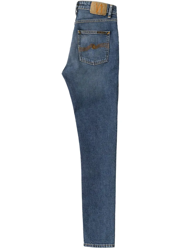 Nudie Jeans Co Mellow Mae Blue Mud