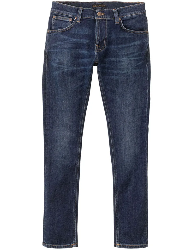 Nudie Jeans Co Tight Terry Dark Steel