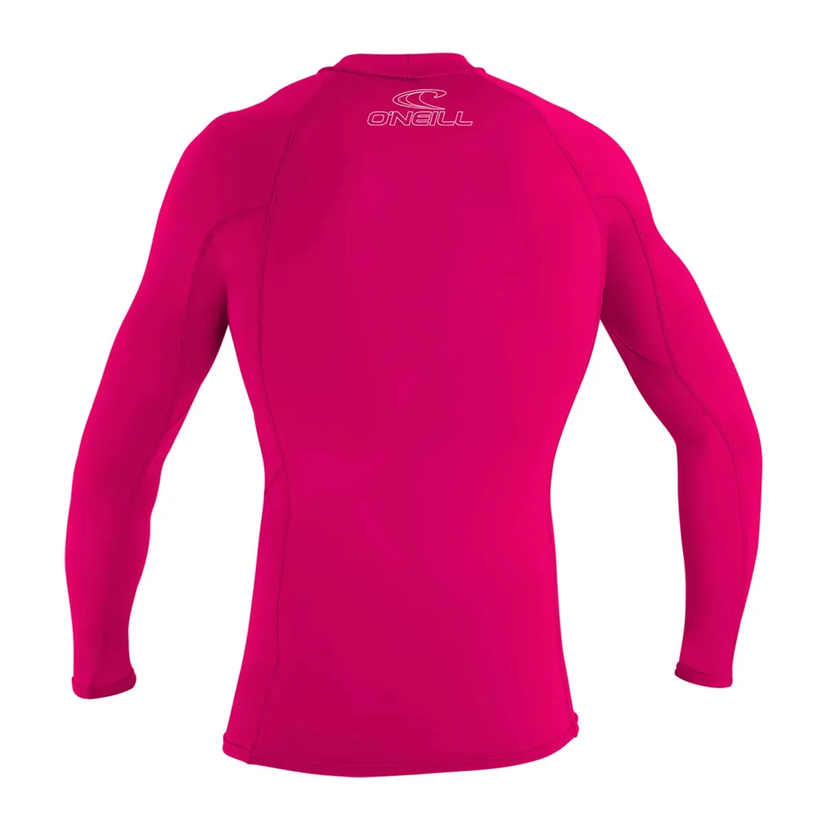 O'Neill Youth Basic Skins 50+ Long Sleeve Rash Vest - Watermelon