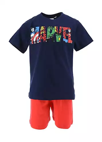 Pack of 2 T-Shirt Pyjama Sets by Marvel | Look Again