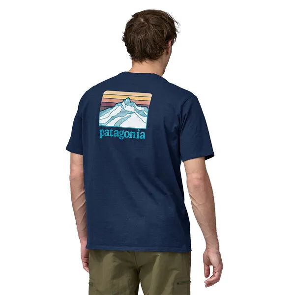 Patagonia Line Logo Ridge Pocket Resposibili-Tee Men's