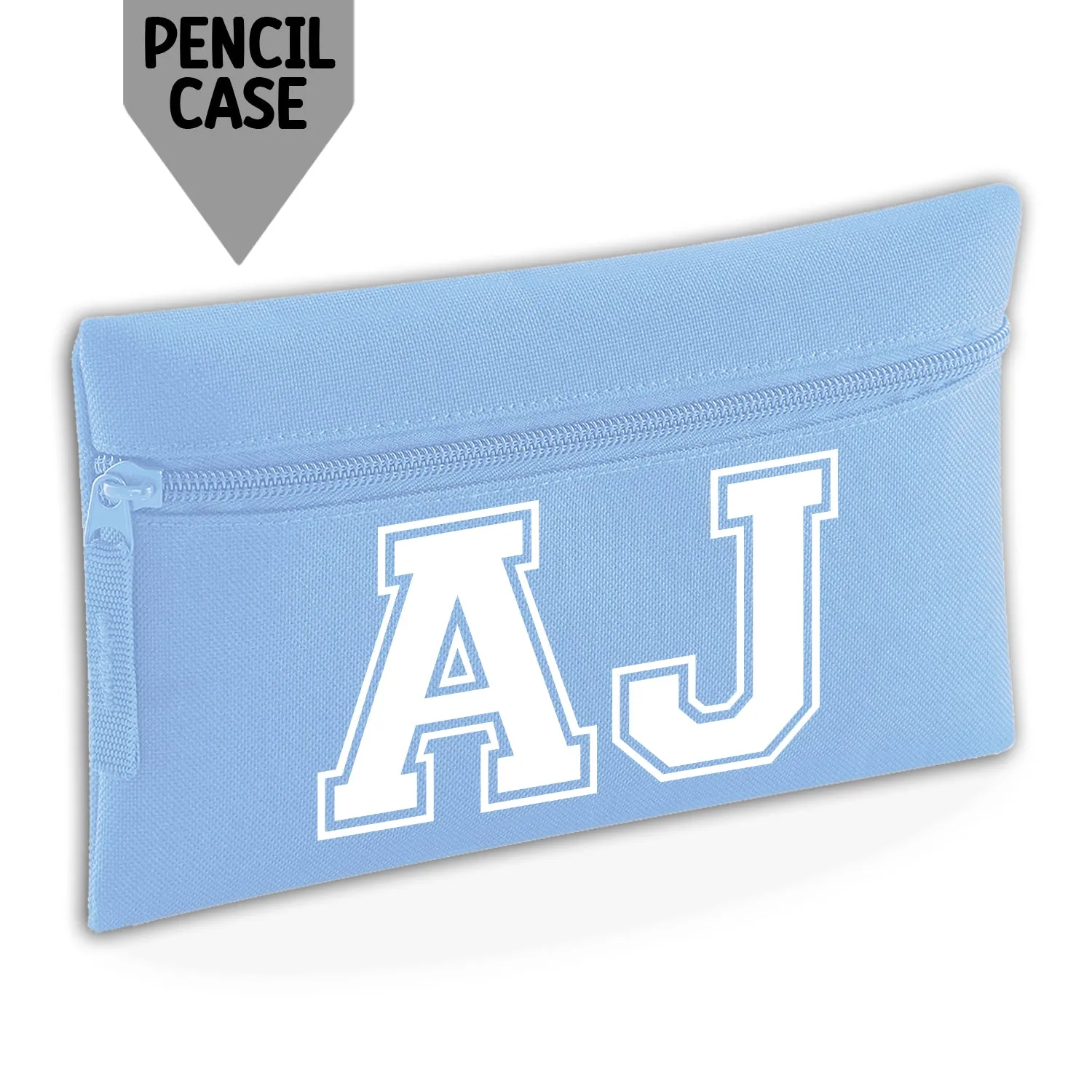 Personalised Backpack Kids School Bag Set Sky Blue With Initials Lunch Bag Water Bottle Gym Bag Pencil Case Back To School