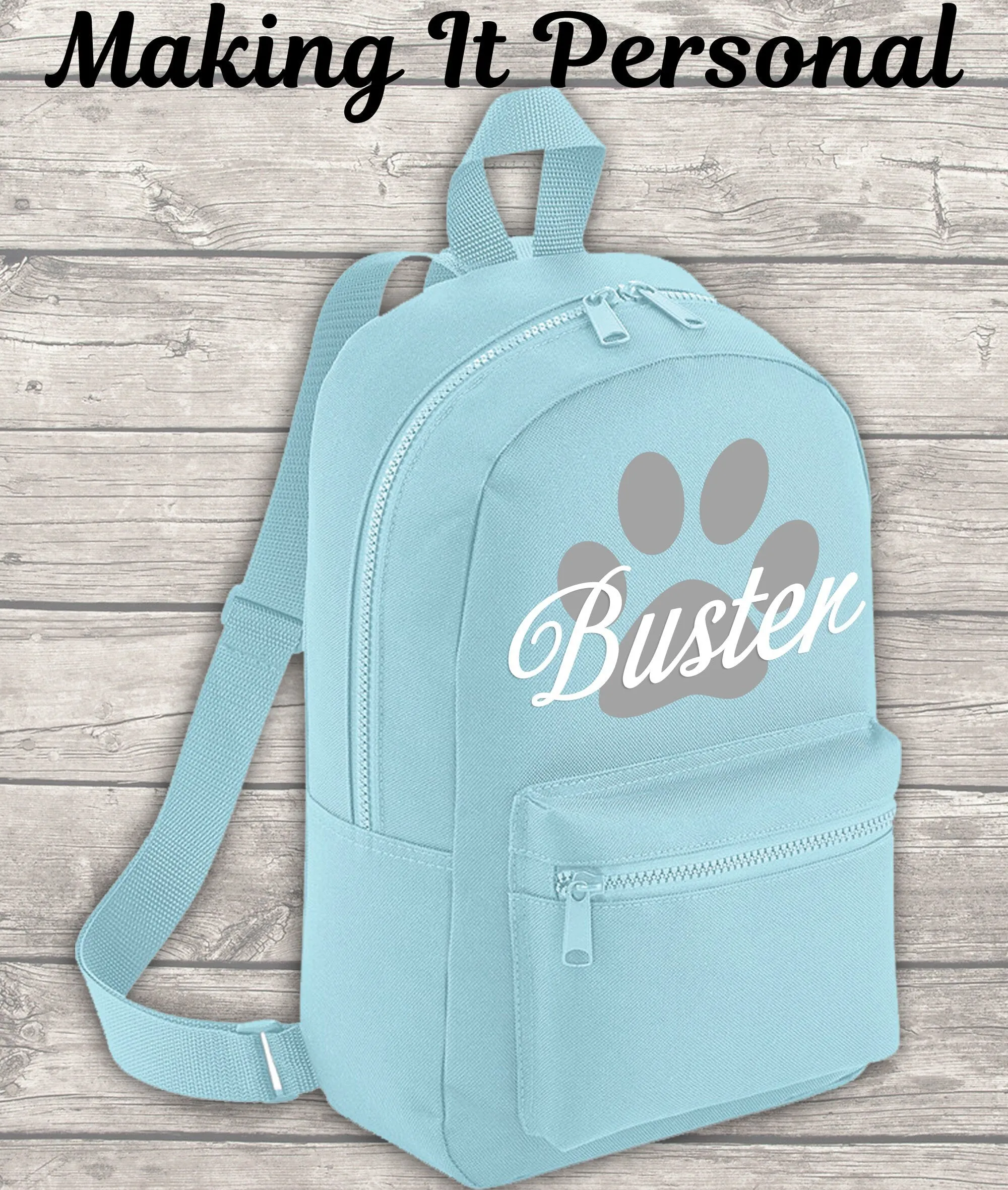 Personalised Mini Dog Backpack Puppy Backpack Doggy Day Care Bag Back To School Backpack Kids Backpack Child Backpack Toddler Pu