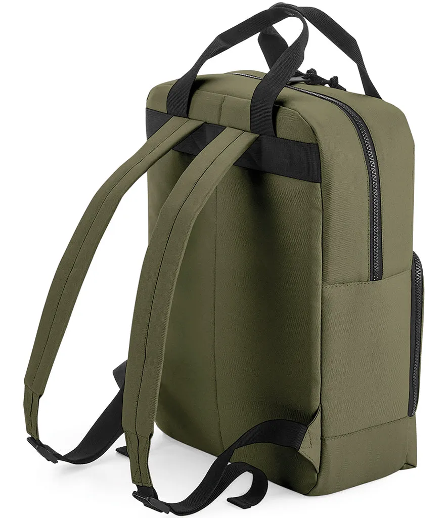 Personalised Recycled Cooler Backpack Black, Pure Grey, Mustard or Military Green