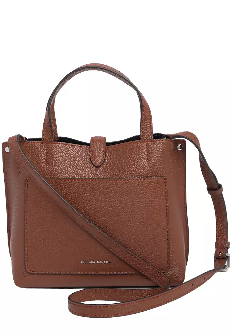 Rebecca Minkoff Rebecca Minkoff Megan Mini Tote Bag in Dark Luggage CU22EMXX58