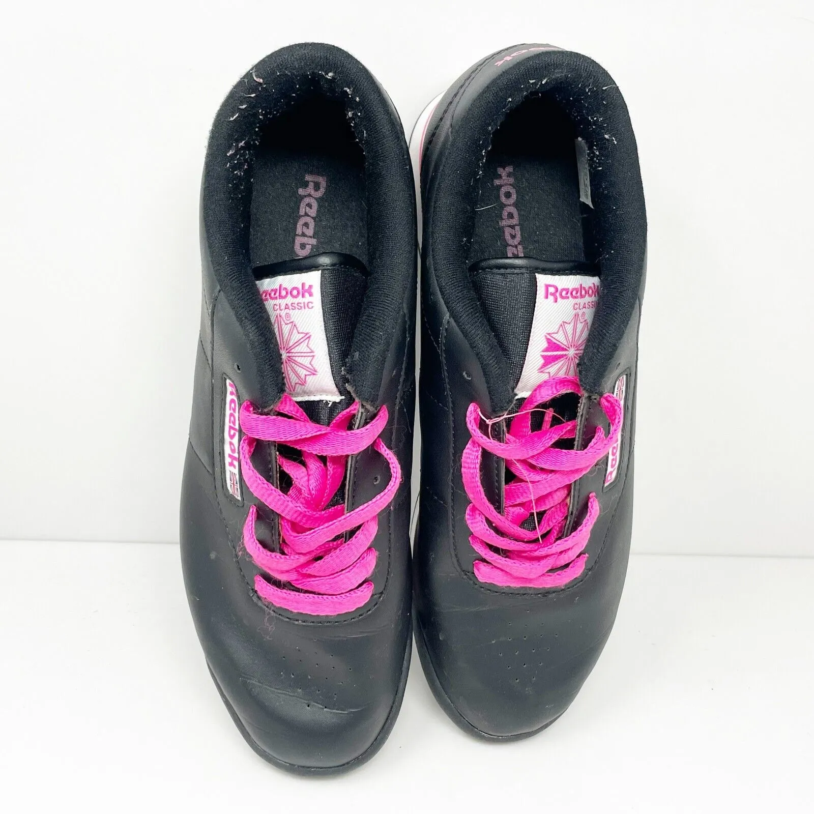 Reebok Womens Classic J95024 Black Casual Shoes Sneakers Size 10