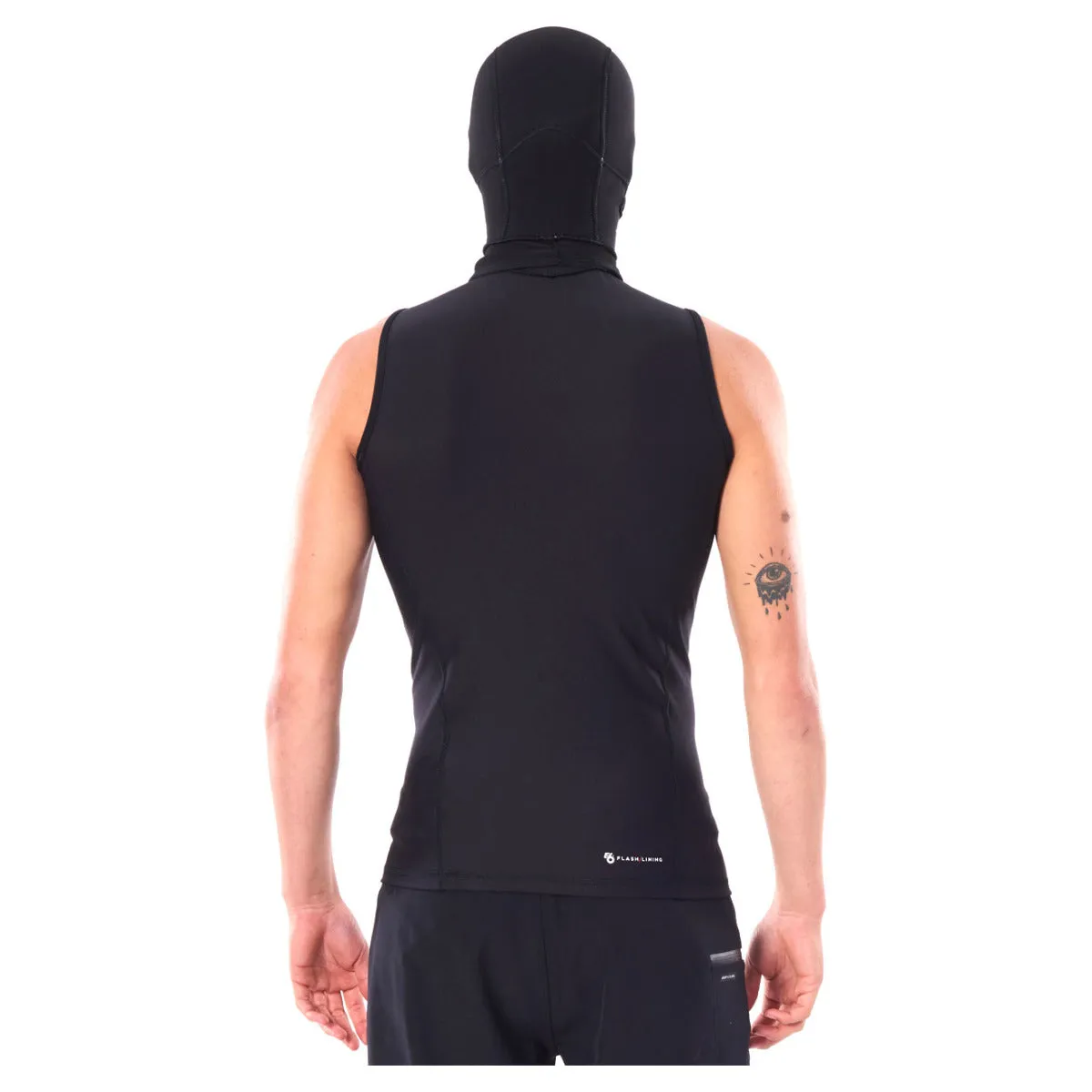 Rip Curl Flashbomb Polypro Hooded Wetsuit Vest - Black