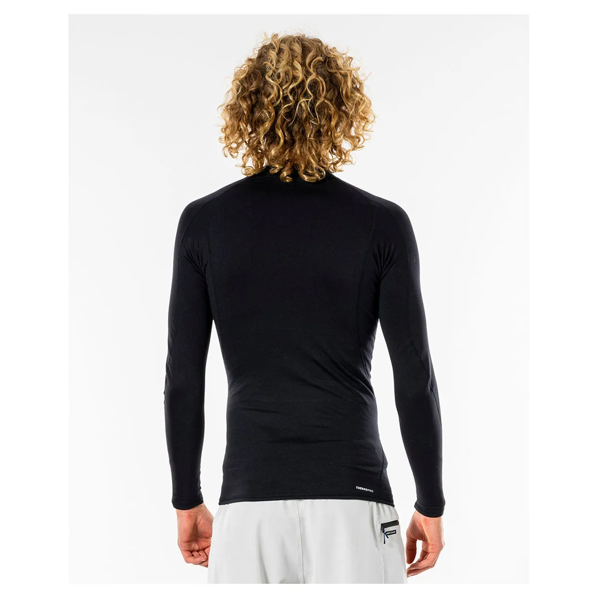 Rip Curl Thermopro Long Sleeved Rash Vest - Black