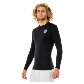 Rip Curl Thermopro Long Sleeved Rash Vest - Black