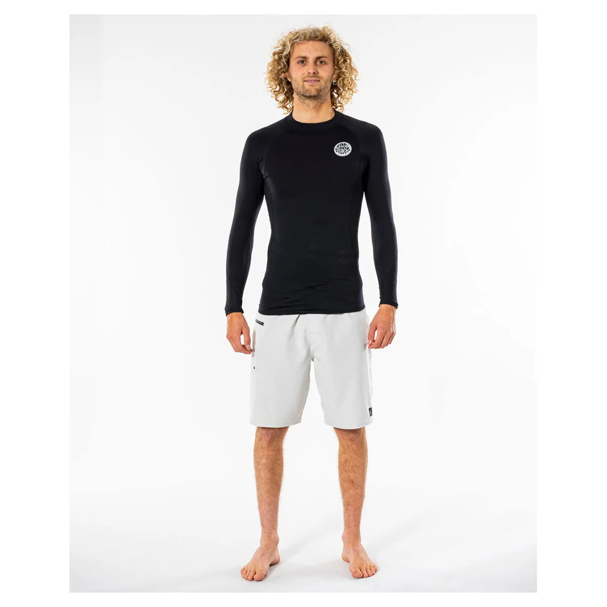 Rip Curl Thermopro Long Sleeved Rash Vest - Black