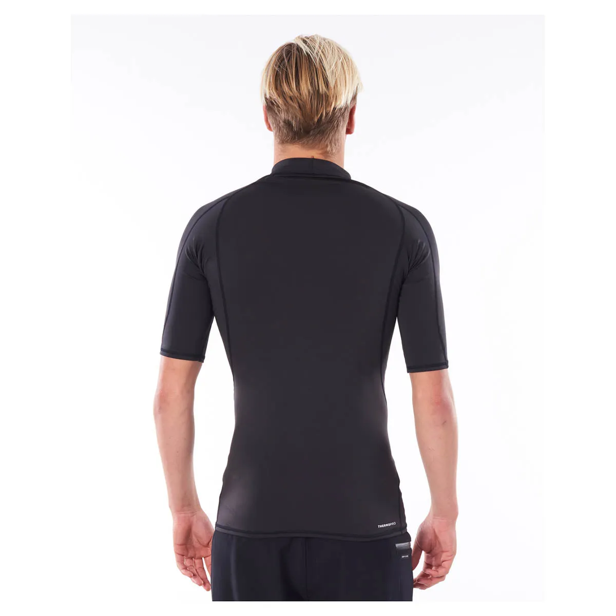 Rip Curl Thermopro Short Sleeve Rash Vest - Black