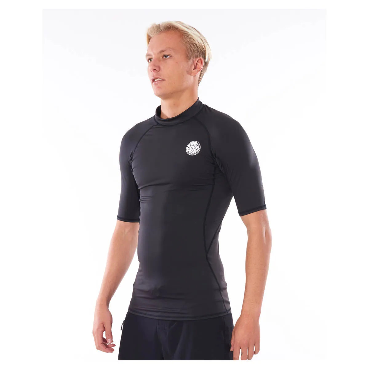 Rip Curl Thermopro Short Sleeve Rash Vest - Black