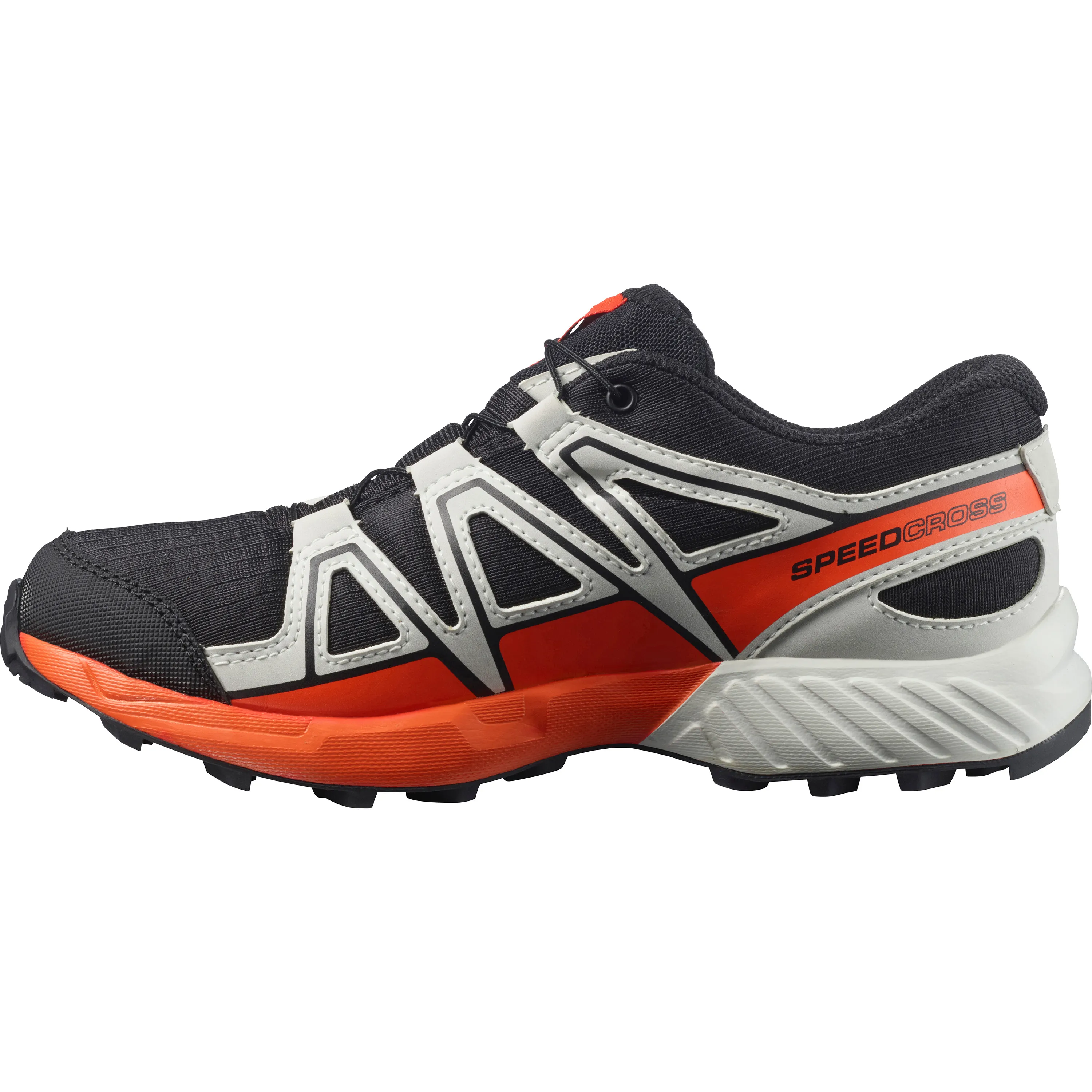 Salomon Junior Speedcross CSWP (2021) Black/Lunar Rock/Cherry Tomato | Buy Salomon Junior Speedcross CSWP (2021) Black/Lunar Roc